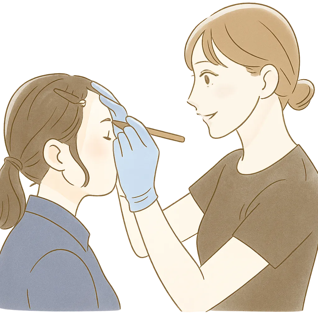 施術イメージイラスト